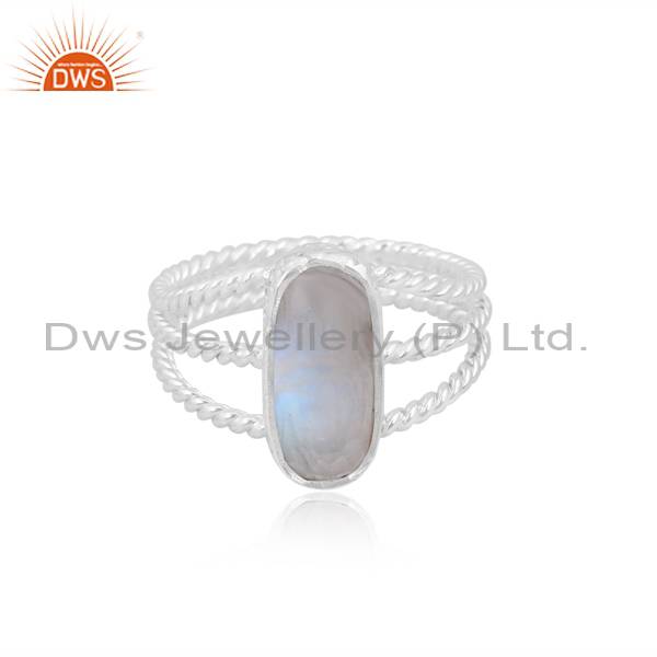 The Spiritual And Intuitive Energy Of Rainbow Moonstone Ring