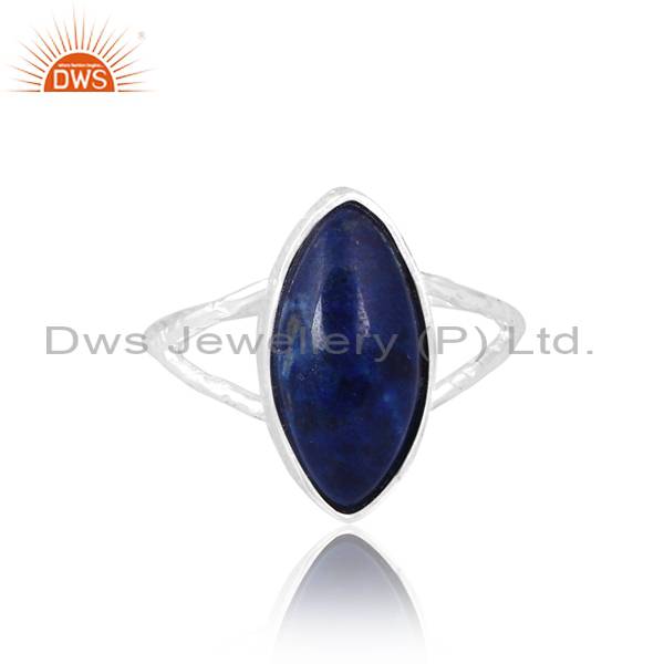 Lapis Lazuli Sterling Silver Ring: Perfect for Girls