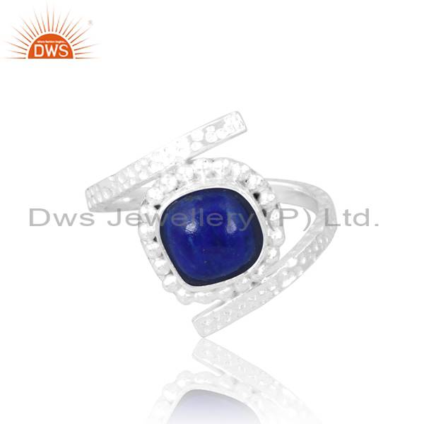 Stunning Lapis Lazuli Sterling Silver Ring - 925!