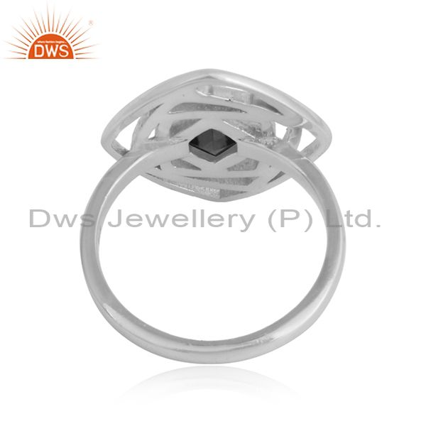 Handmade 925 Sterling Fine Silver Black Onyx Gemstone Rings