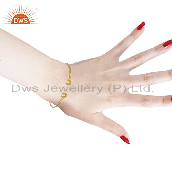 Wholesalers Designer Gold Plated Fashion Cuff Bracelet Manufacturer India
