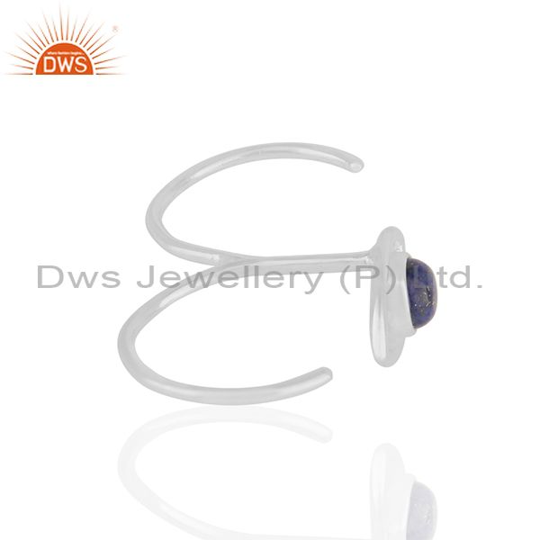 Wholesalers Handmade Sterling Silver Evil Eye Design Multi Finger Gemstone Ring