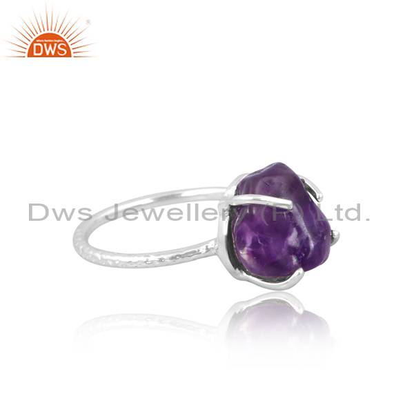 Amethyst Sterling Silver Ring - Exquisite Style and Quality