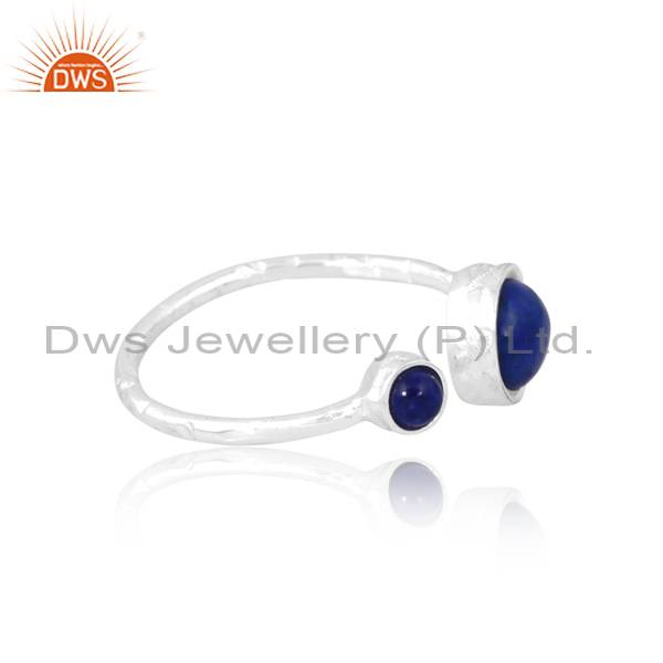Opulent Lapis Lazuli Ring in 925 Silver: Unveiling Elegance!