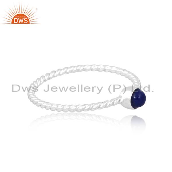 Lapis Ring in Silver: A Timeless Beauty with Rich Blue Hue