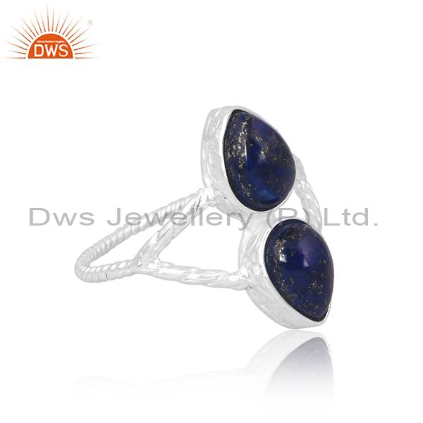 Handcrafted Lapis Lazuli Silver Ring for Every Occasion