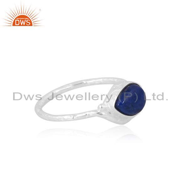 Luxurious Lapis Lazuli Ring: Exquisite Handcrafted Design