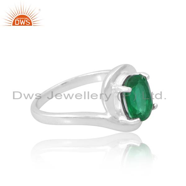 Doublet Zambian Emerald Quartz: Girls' Perfect Ring