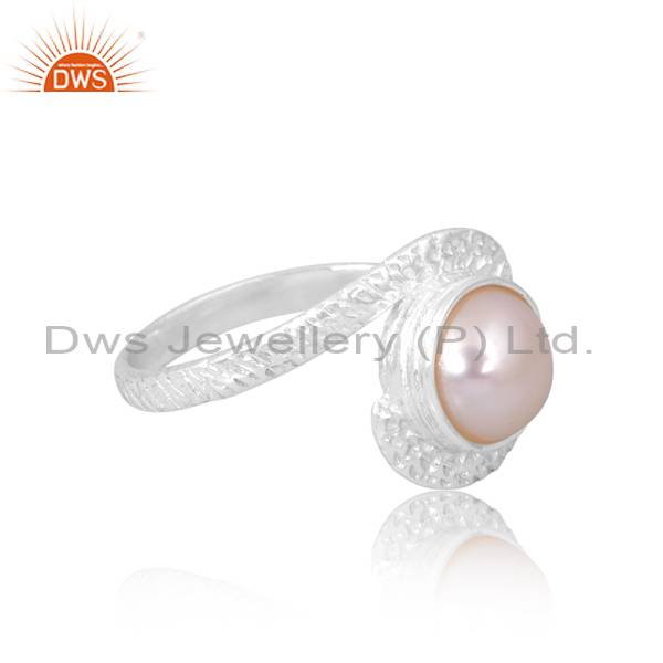 Exquisite Handmade Pearl Ring: Timeless Elegance