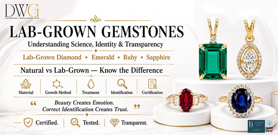 LAB-GROWN GEMSTONES: Understanding Science, Identity & Transparency LAB-GROWN GEMSTONES: Understanding Science, Identity & Transparency
