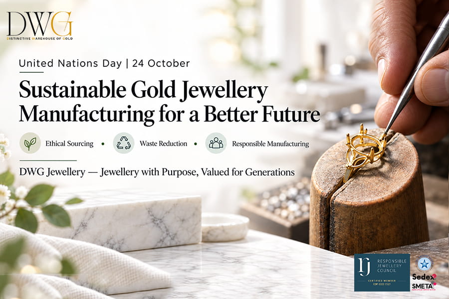 United Nations Day | 24 October Sustainable Gold Jewellery Manufacturing for a Better Future United Nations Day | 24 October Sustainable Gold Jewellery Manufacturing for a Better Future