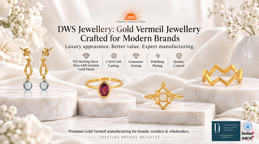 DWS Jewellery: Gold Vermeil Jewellery Crafted for Modern Jewellery Brands DWS Jewellery: Gold Vermeil Jewellery Crafted for Modern Jewellery Brands