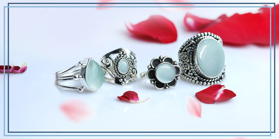Worn Aquamarine Jewelry