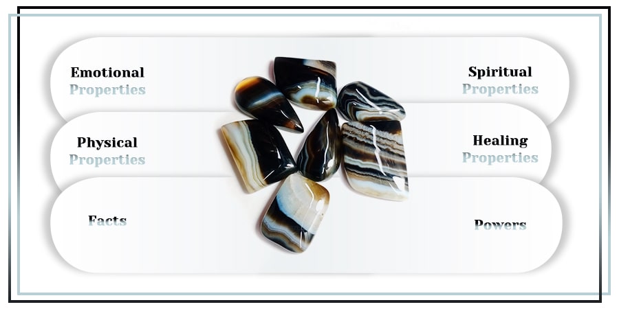 black agate gemstone black agate gemstone