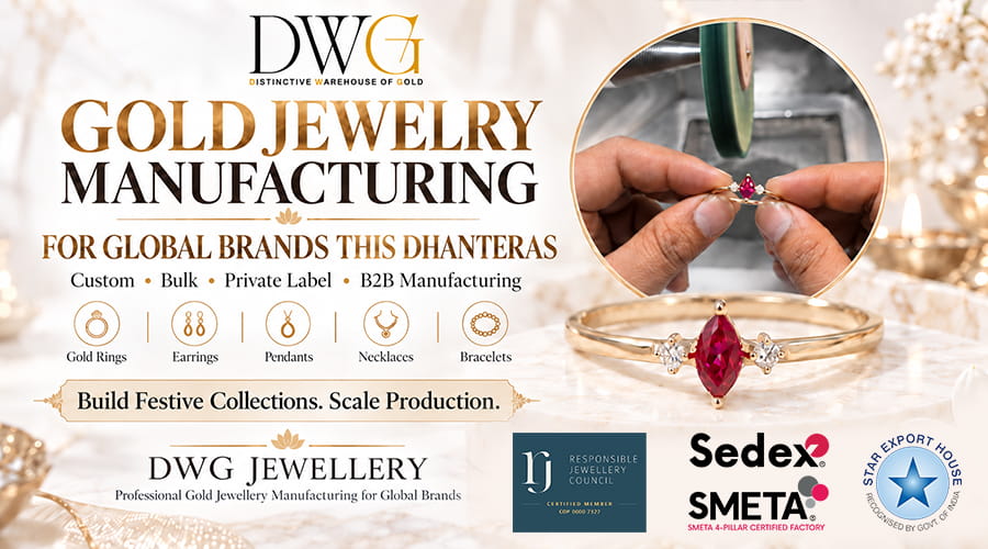 GOLD JEWELRY MANUFACTURING FOR GLOBAL BRANDS THIS DHANTERAS GOLD JEWELRY MANUFACTURING FOR GLOBAL BRANDS THIS DHANTERAS