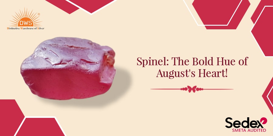 Spinel: The Bold Hue of August's Heart!