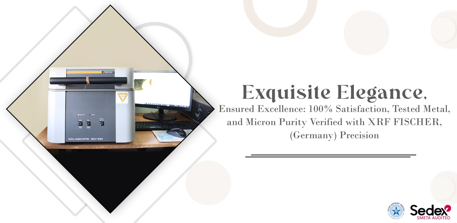 Exquisite Elegance, Ensured Excellence: 100% Satisfaction, Tested Metal, and Micron Purity Verified with XRF FISCHER(Germany) Precision