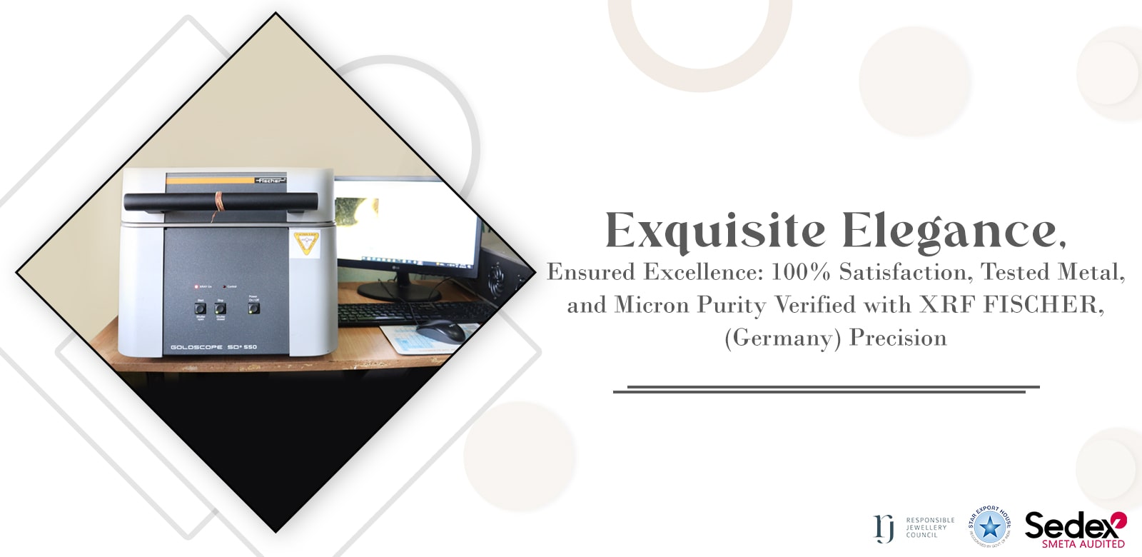 Exquisite Elegance, Ensured Excellence: 100% Satisfaction, Tested Metal, and Micron Purity Verified with XRF FISCHER(Germany) Precision