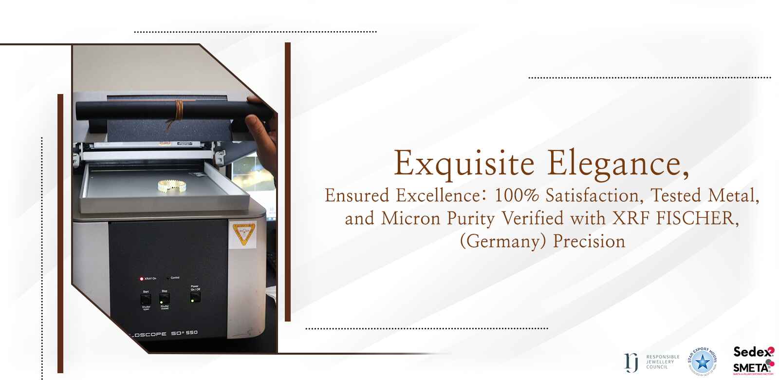 Exquisite Elegance, Ensured Excellence: 100% Satisfaction, Tested Metal, and Micron Purity Verified with XRF FISCHER(Germany) Precision Exquisite Elegance, Ensured Excellence: 100% Satisfaction, Tested Metal, and Micron Purity Verified with XRF FISCHER(Germany) Precision