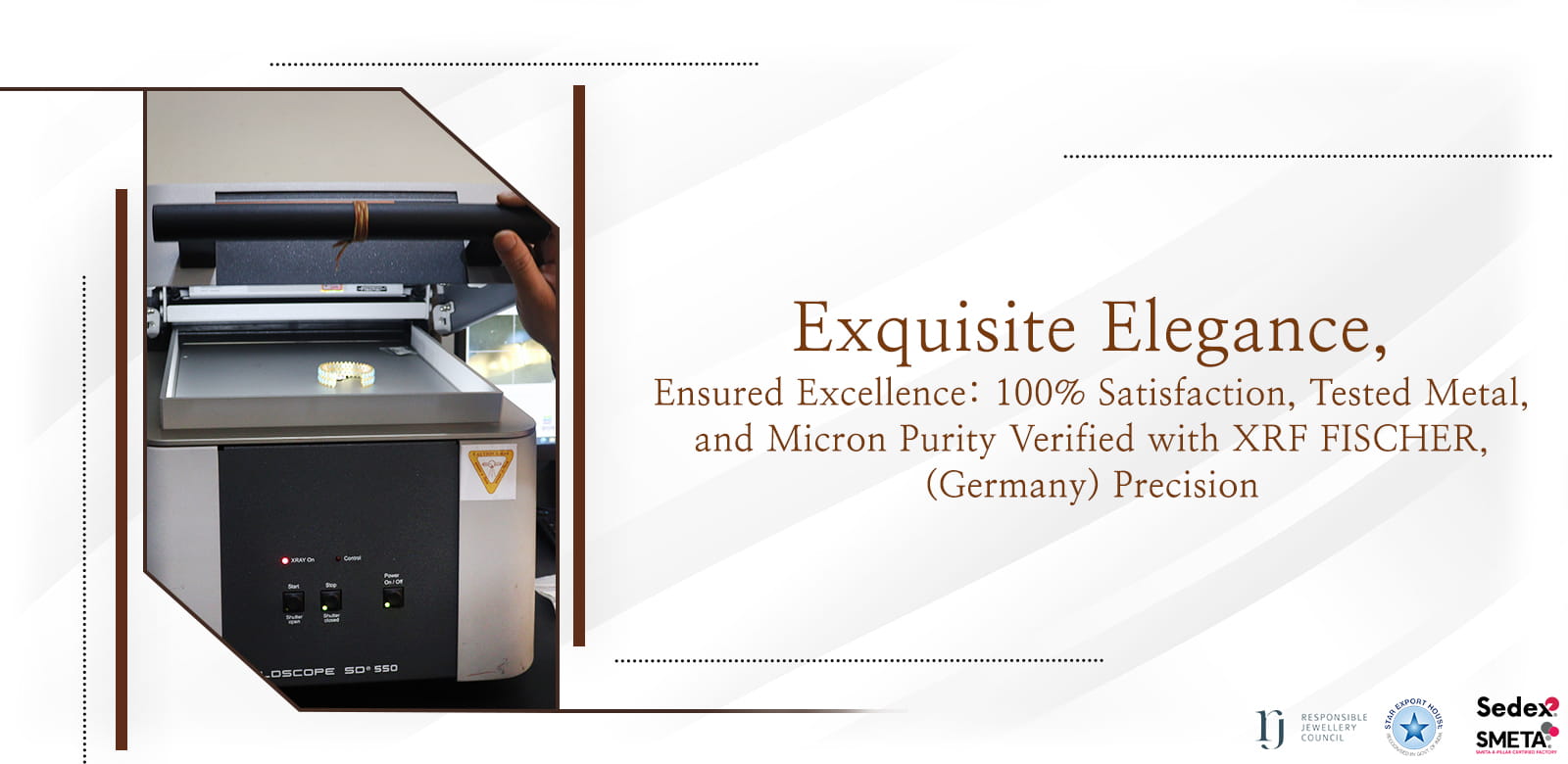 Exquisite Elegance, Ensured Excellence: 100% Satisfaction, Tested Metal, and Micron Purity Verified with XRF FISCHER(Germany) Precision