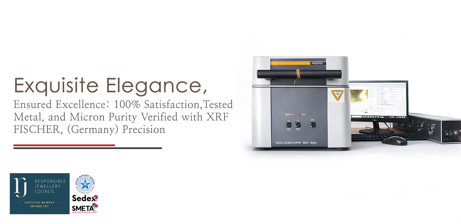 Exquisite Elegance, Ensured Excellence: 100% Satisfaction, Tested Metal, and Micron Purity Verified with XRF FISCHER(Germany) Precision