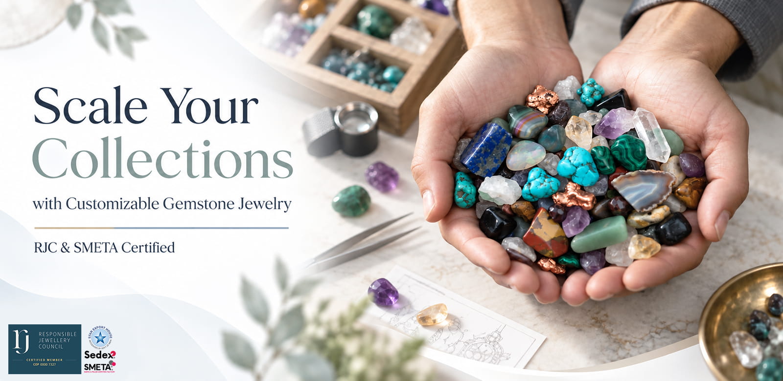 Scale Your Collections with Customizable Gemstone Jewelry