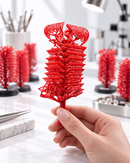Wax Tree Before Casting