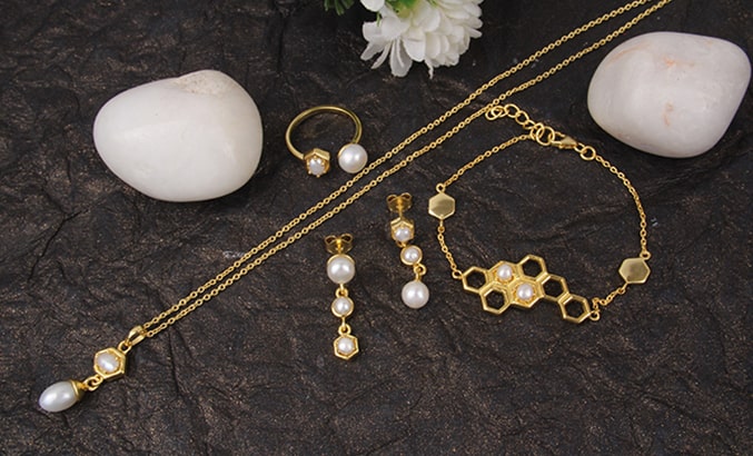 Sedex Certified Ethical Gold Vermeil Jewelry Supplier from India