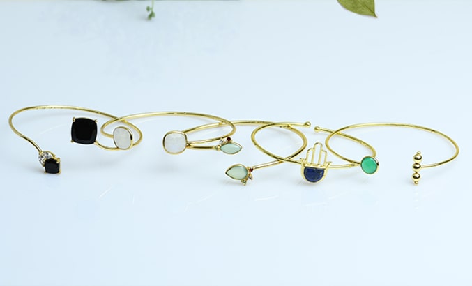 Wholesale Gold Vermeil Jewelry with Gemstones