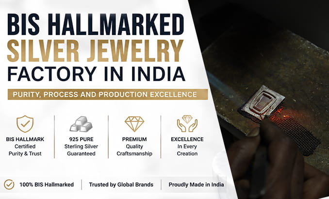 BIS HALLMARKED SILVER JEWELRY FACTORY IN INDIA