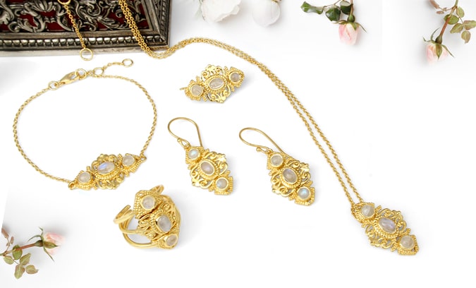 Semi Precious Gemstone Jewelry Collection