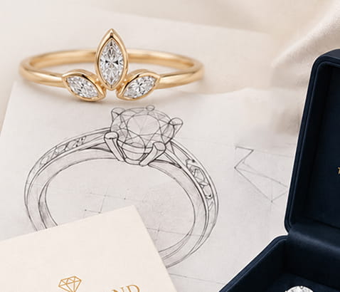 9 Karat Lab Grown Diamond Jewelry Manufacturing