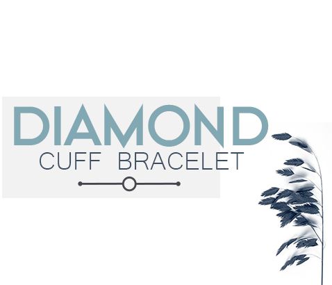 Mens diamond cuff