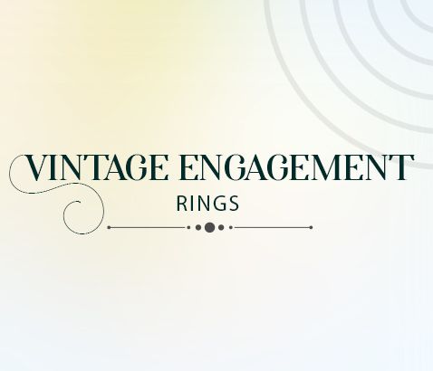 vintage engagement rings