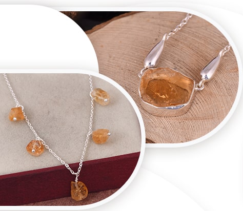 November Birthstone Necklaces - Citrine