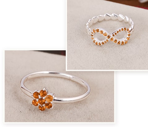 Citrine Rings Wholesaler