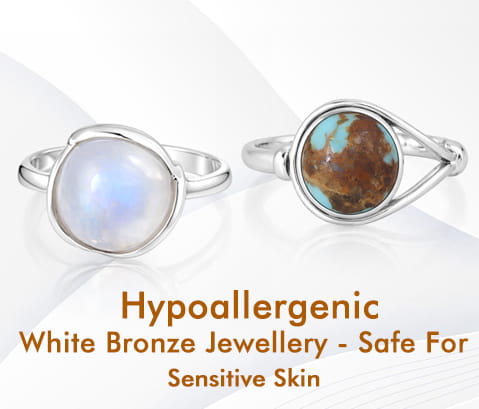 Hypoallergenic White Bronze Jewellery - Safe For Sensitive Skin