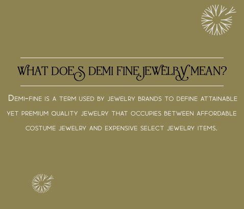 Demi fine jewellery manufacturer in India