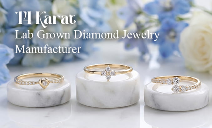 14 Karat Lab Grown Diamond Jewelry Manufacturer