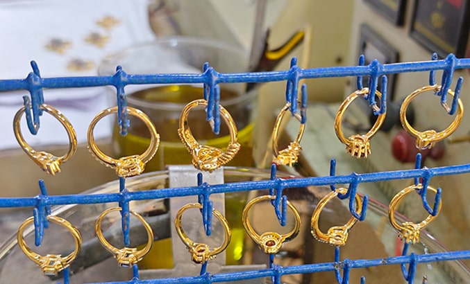 Custom Gold Vermeil Jewelry Factory in Jaipur