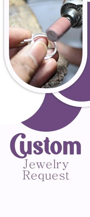 Custom Jewelry Request for February Birthstone Jewelry