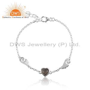 Labradorite Heart Wings Bracelet: A Touch Of Magic For Her