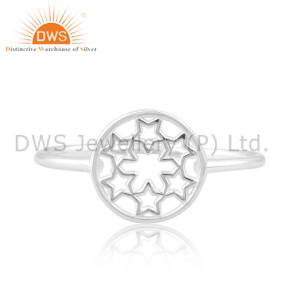 Stars Silver Ring: Twinkling Night Sky Constellation