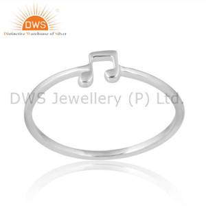 Pi Symbol Ring Sterling Silver: Math Nerd Chic Band